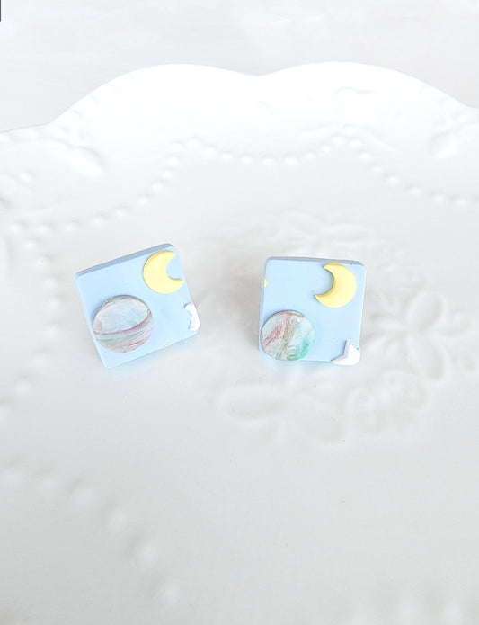 Space Square Studs